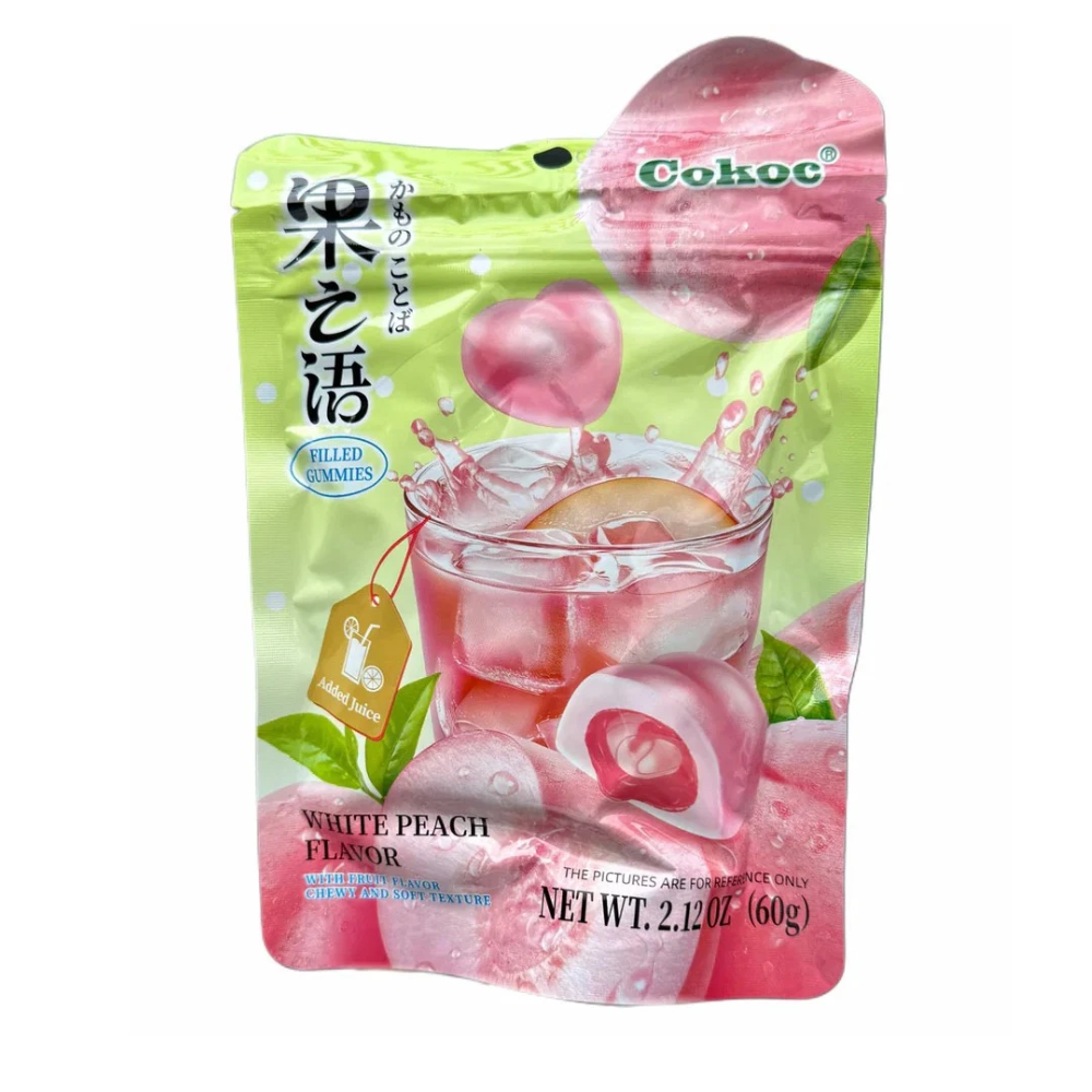 Cokoc Filled Gummies - White Peach Flavor, 60g – A&A Asian Food Store