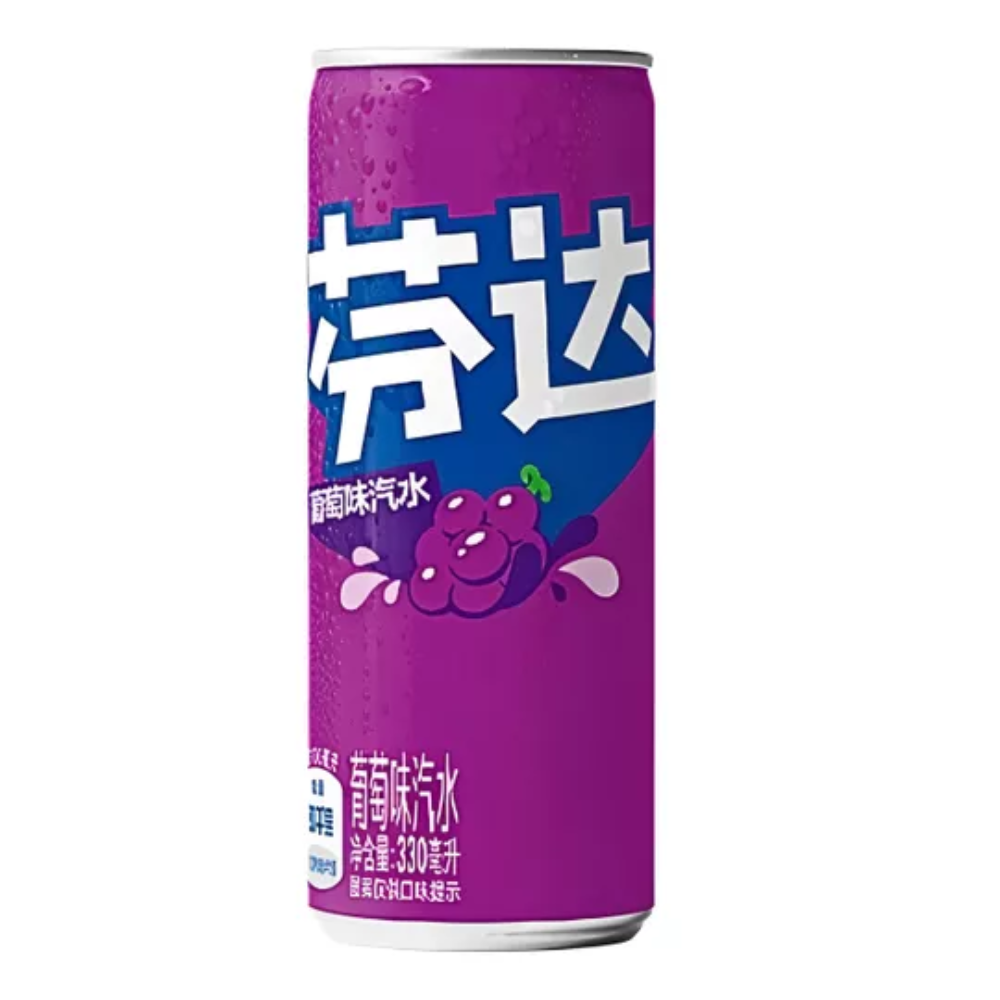 FANTA - Grape Flavor, 330ml