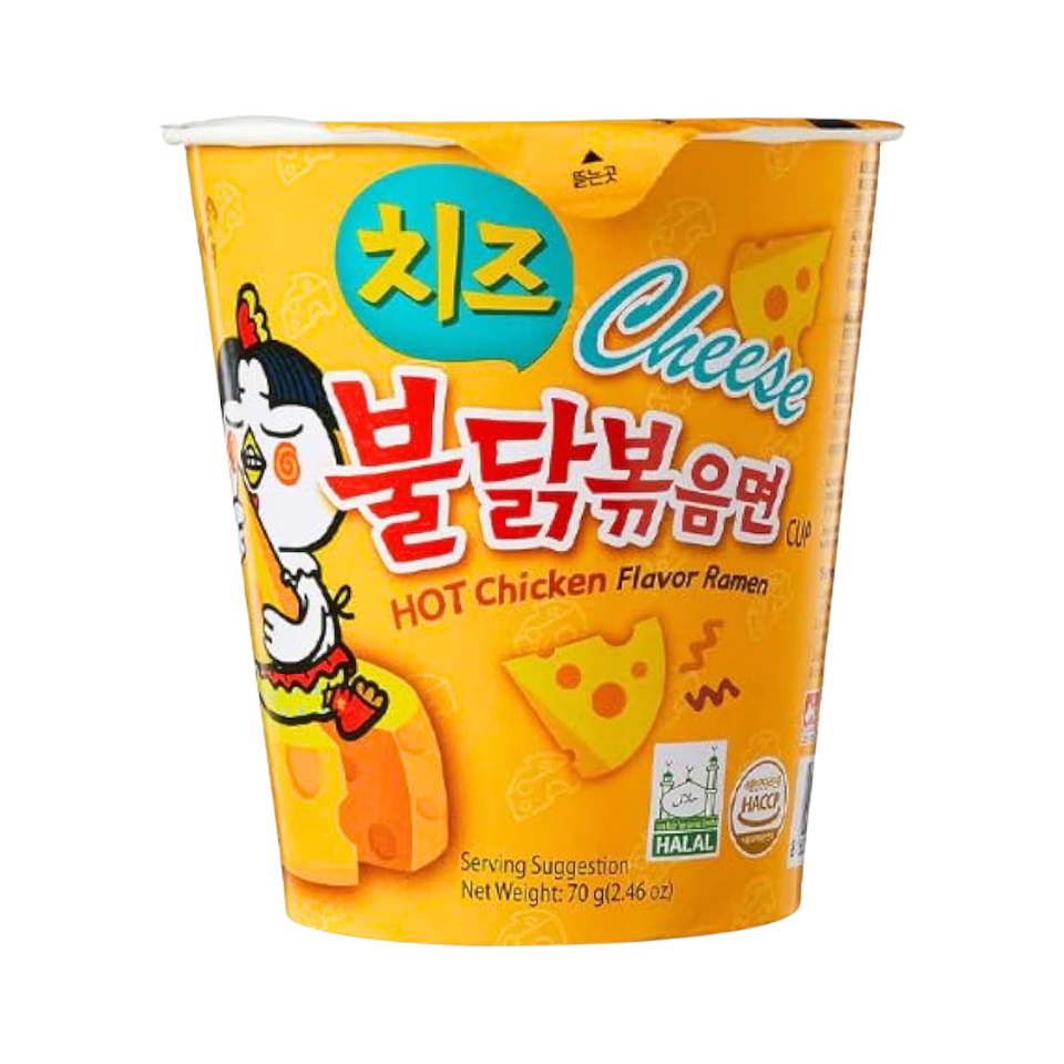 Samyang Hot Chicken Ramen Cup - Cheese Flavor, 80g