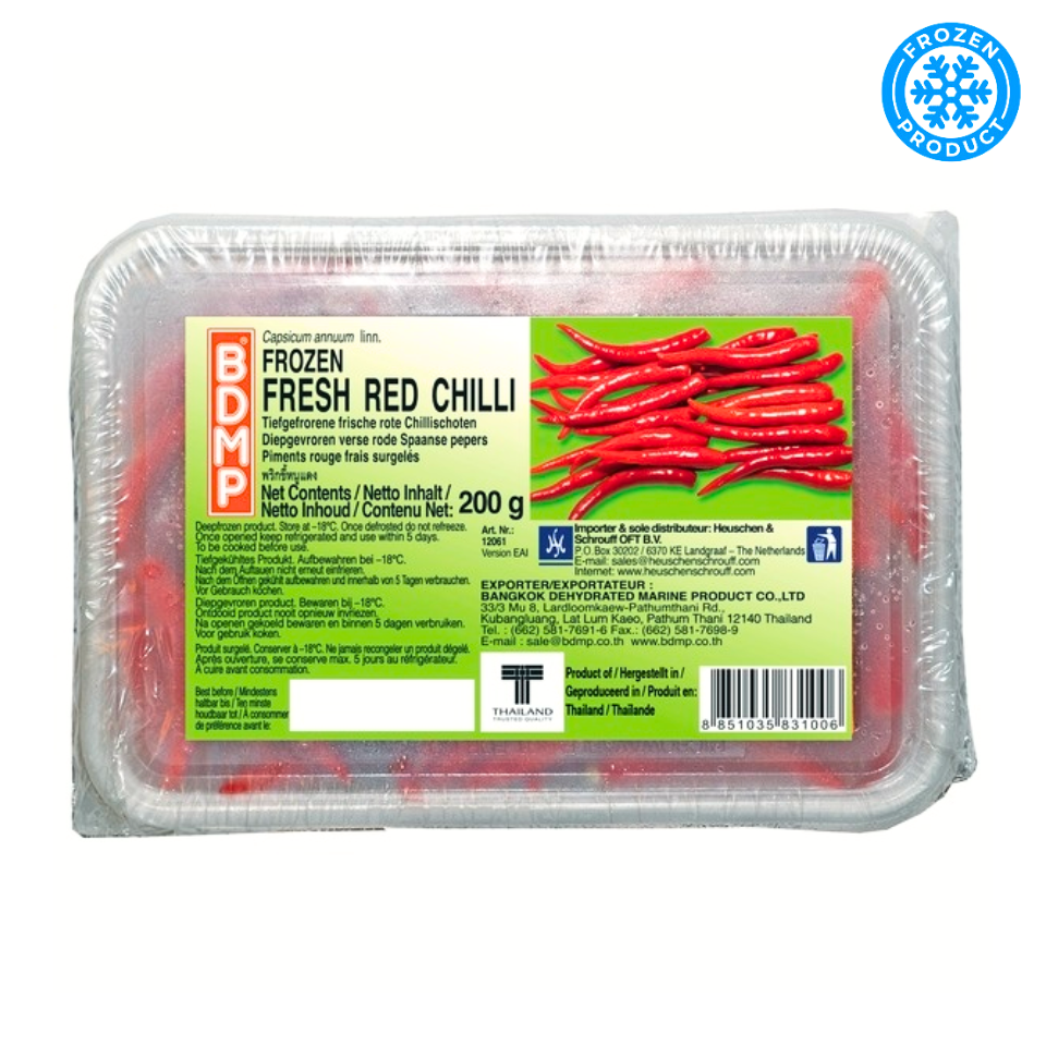 Frozen Red Chili (Without Stem) High Quality 