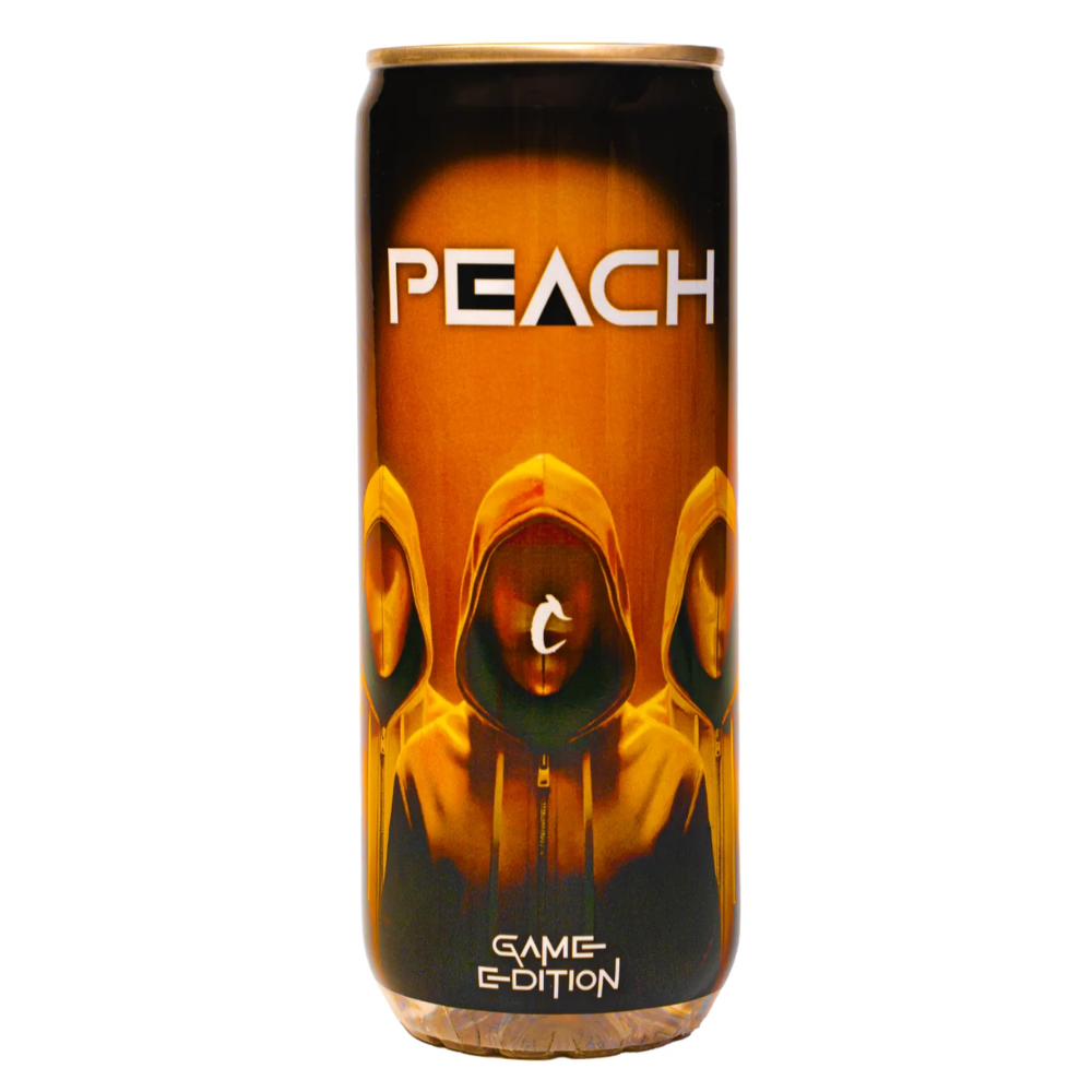 Game Edition Soft Drink - Peach, 330ml