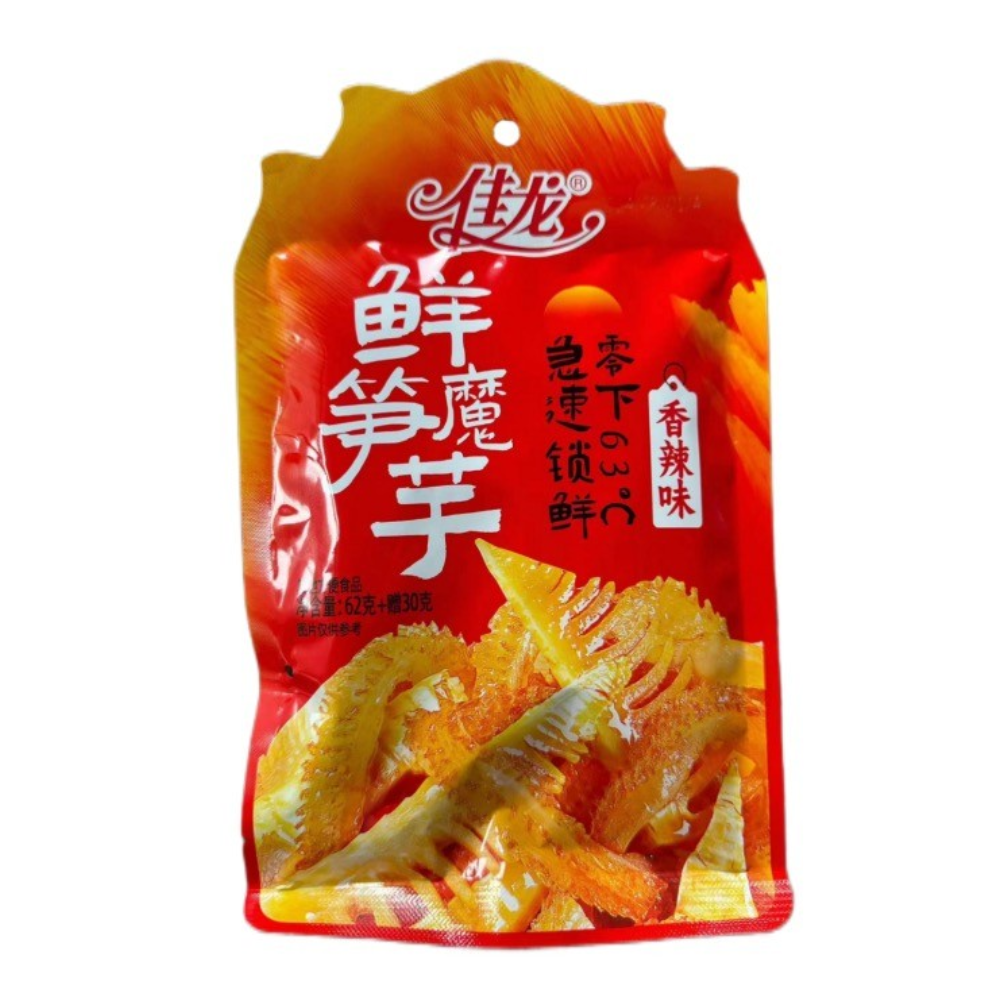 JIALONG Fresh Bamboo Shoots & Konjac - Spicy, 92g