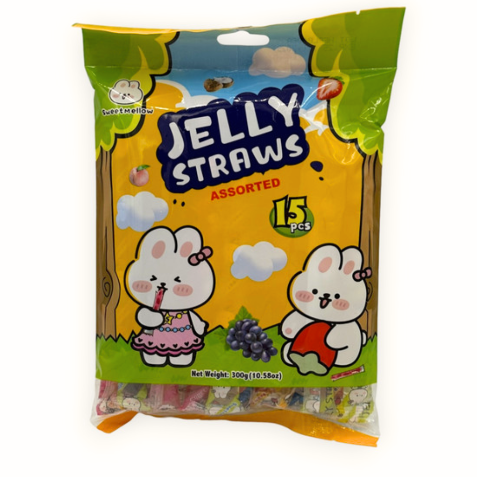 Minkšti želė lazdelių rinkinys, 4 skoniai, 15x20g