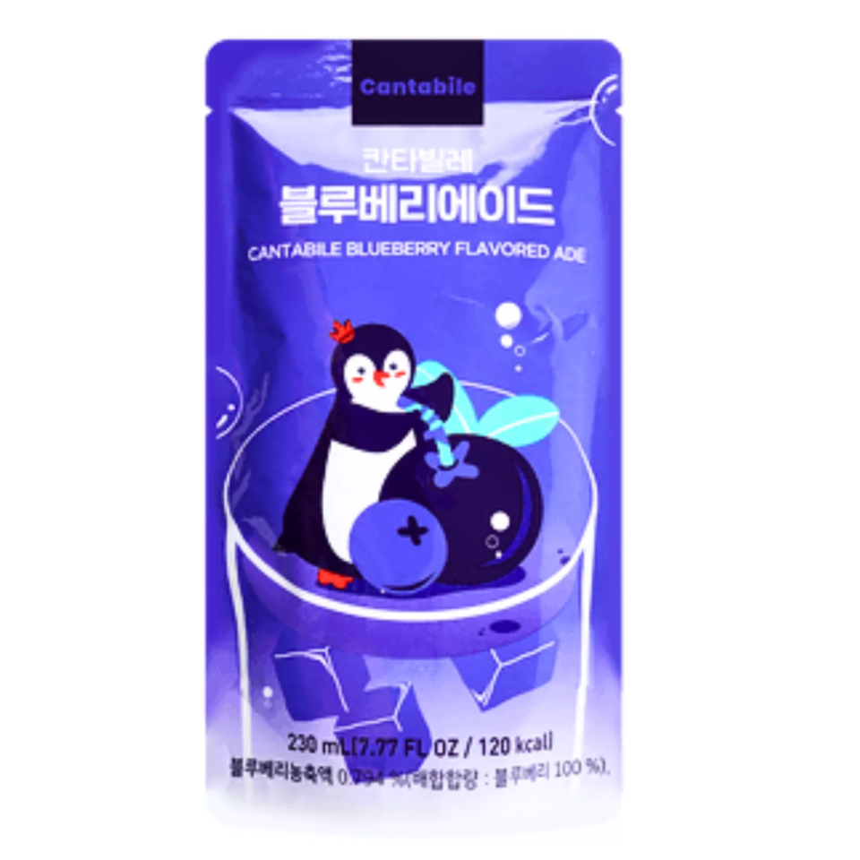 Korea Cantabile Mustikamaitseline Jook, 230ml