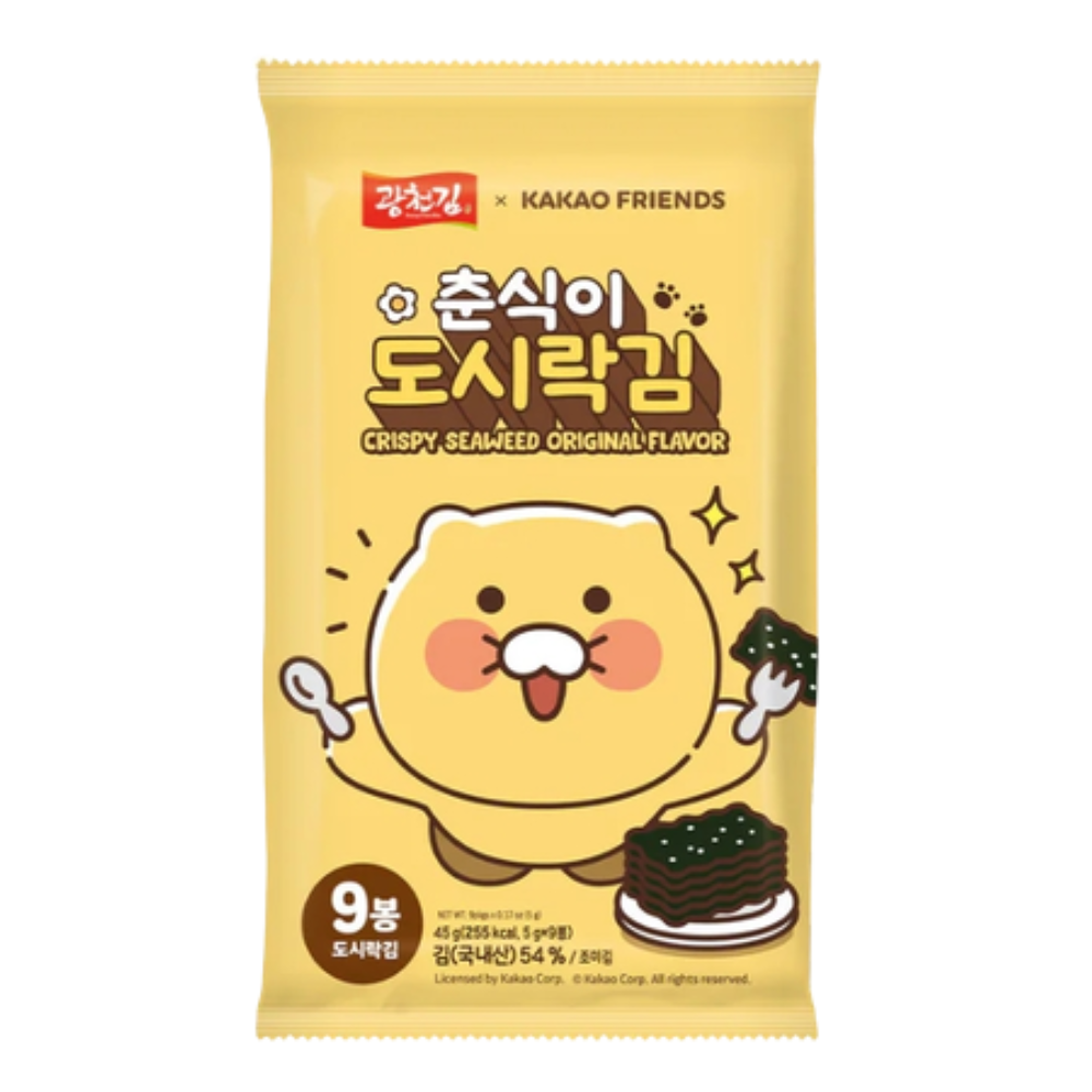 Kwangcheon Kakao Friends Crispy Seaweed Snack, 5g