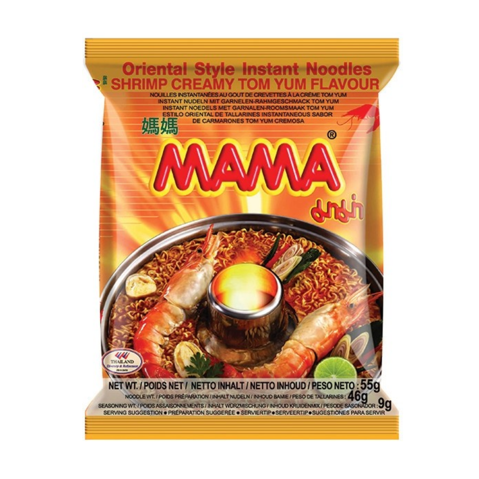 Mama Kiirnuudlid - Koorene Tom Yum (Kreveti), 55g