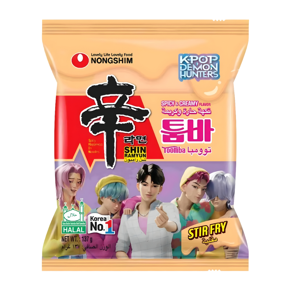 Nongshim Shin Ramyun Toomba - K-POP Demon Hunter, 137g – A&A Asian