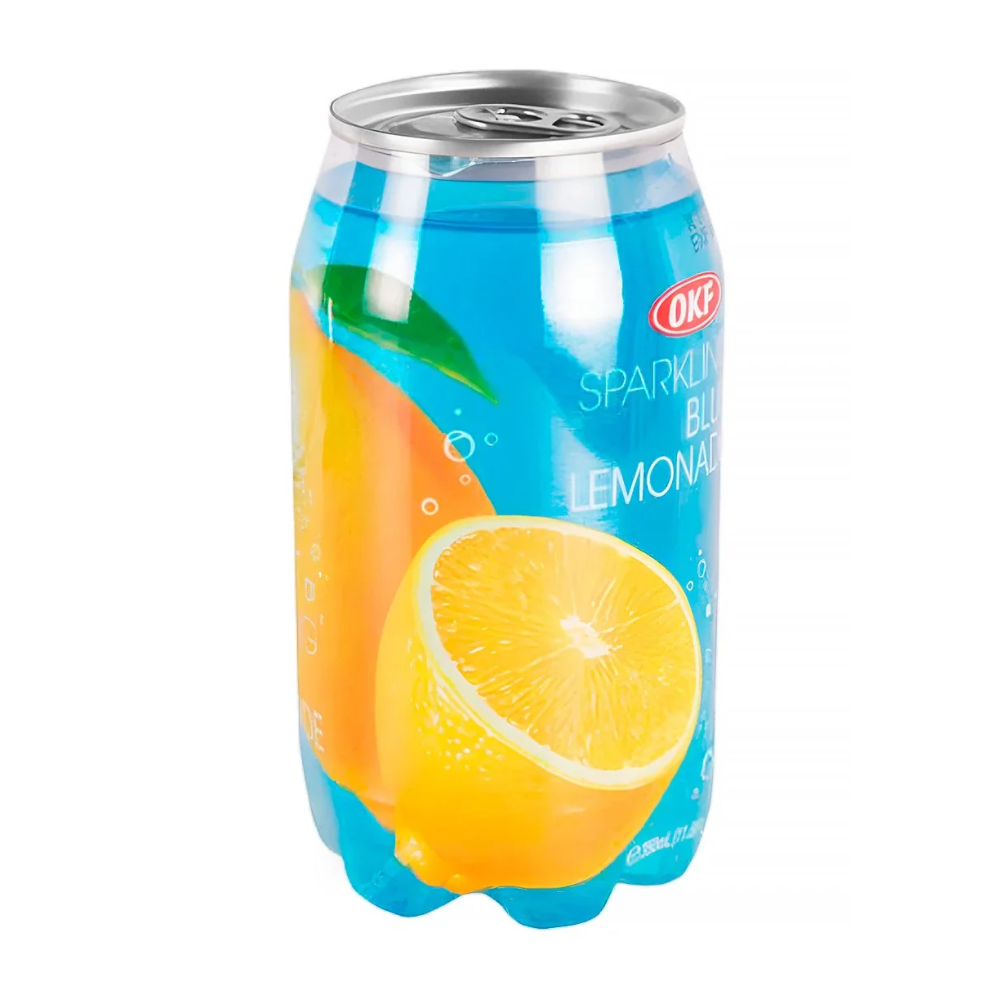 OKF Sparkling Drink - Blue Lemonade, 350ml