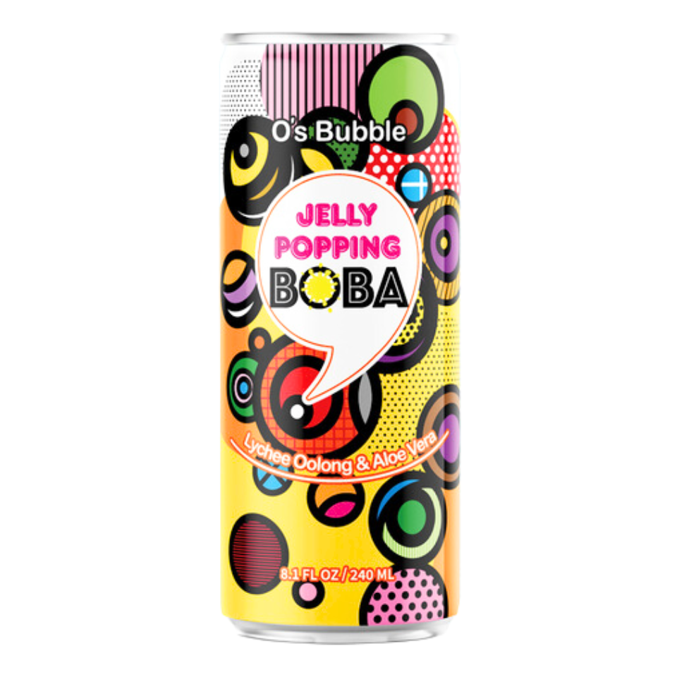 O's Bubble Boba Drink - 荔枝口味,240毫升