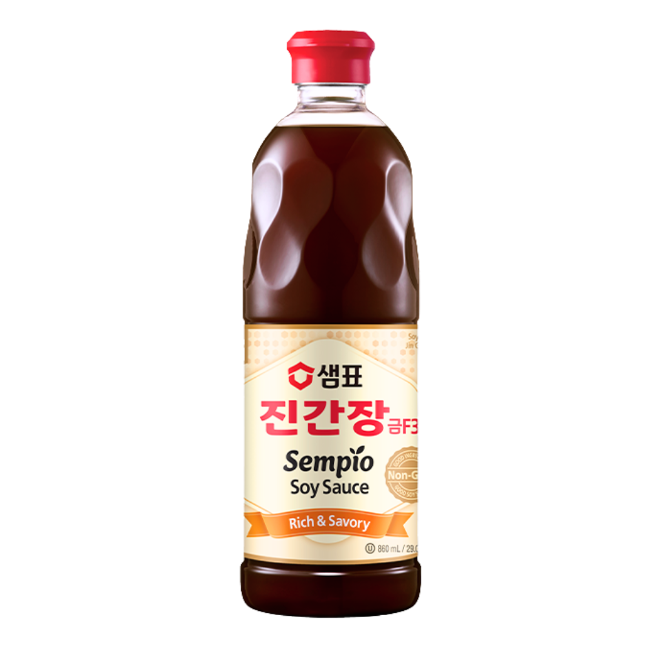 Sempio Soy Sauce - Jin Gold F3 (Rich and Savory), 500ml