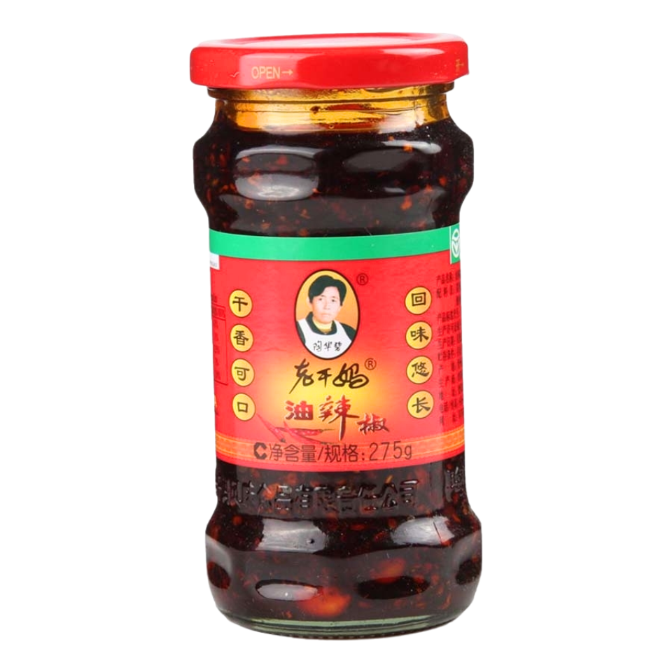 Lao Gan Ma jordnötter i chiliolja, 275g