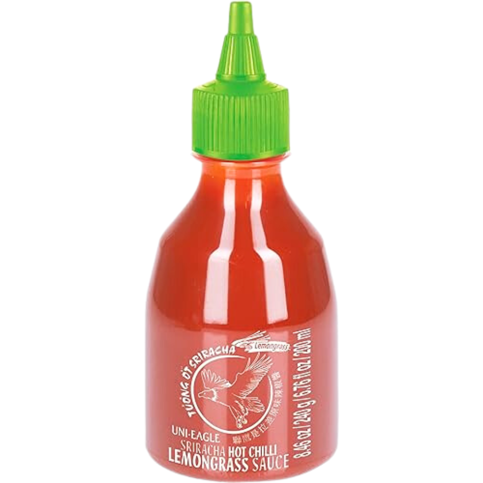 Uni-Eagle Sriracha het chilisås - Citronblad, 240g