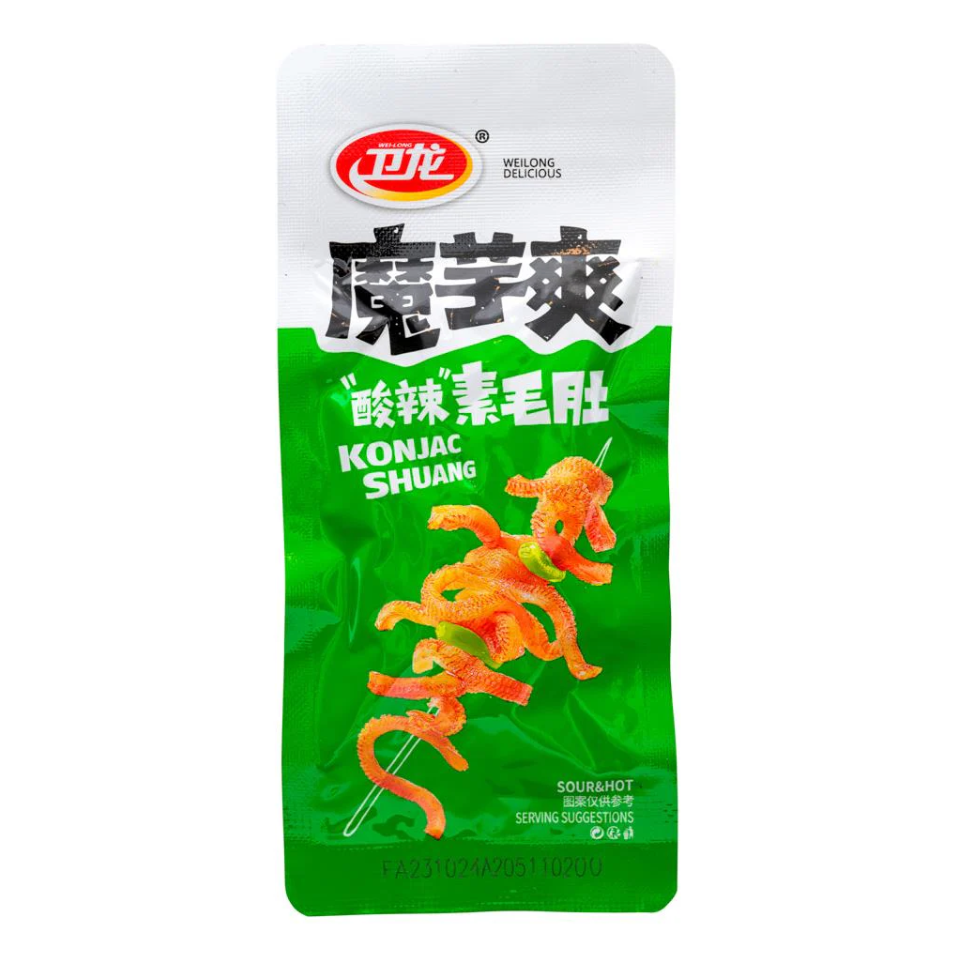 Konjac Shuang Konjac'i Suupiste - Hapu ja Vürtsikas (Roheline), 1tk, 9g