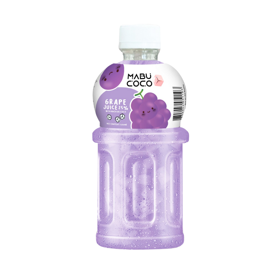 Mabu Coco Jook Nata De Cocoga – Punase Viinamarjamaitseline, 320ml