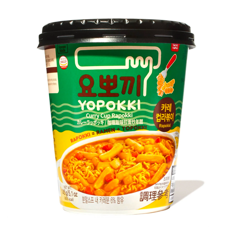 Yopokki Risbulle & Ramen Cup (Rappokki) - Curry, 145g
