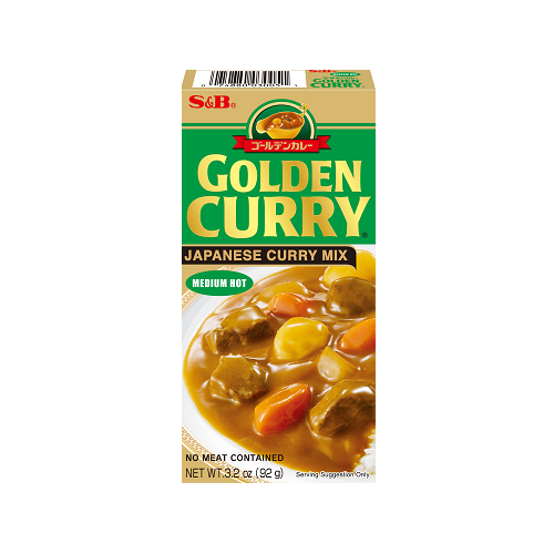 S&B Golden Curry Japanese Mix - Medium Hot, 92g
