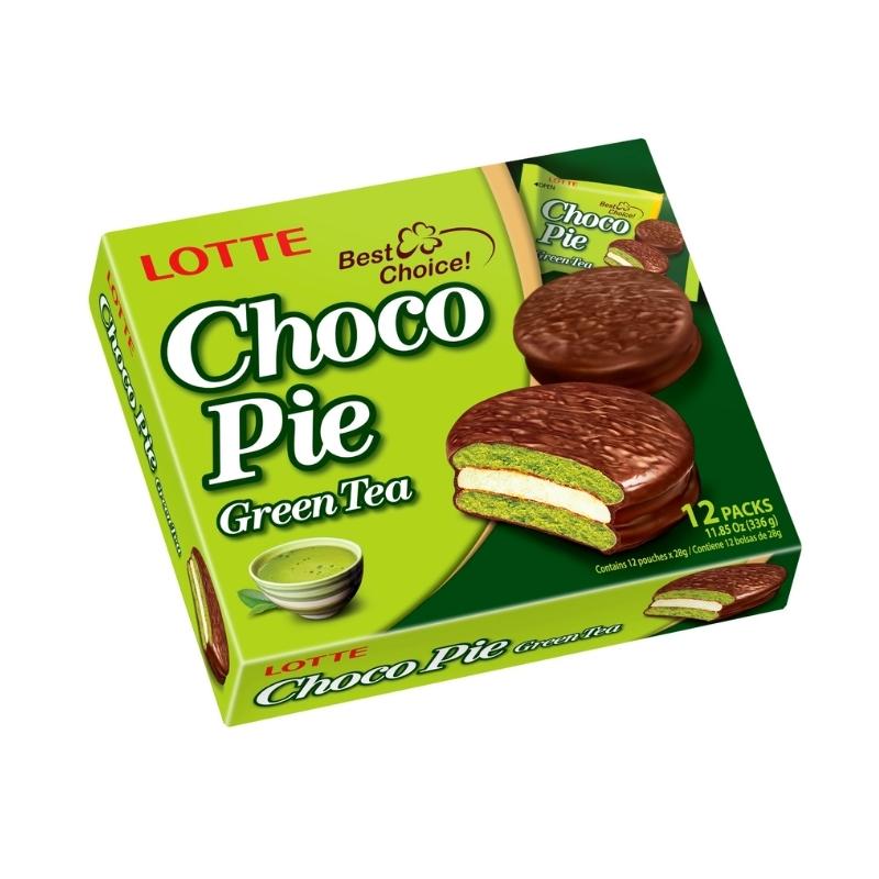 Lotte Chocopie Žalioji arbata, 12x28g