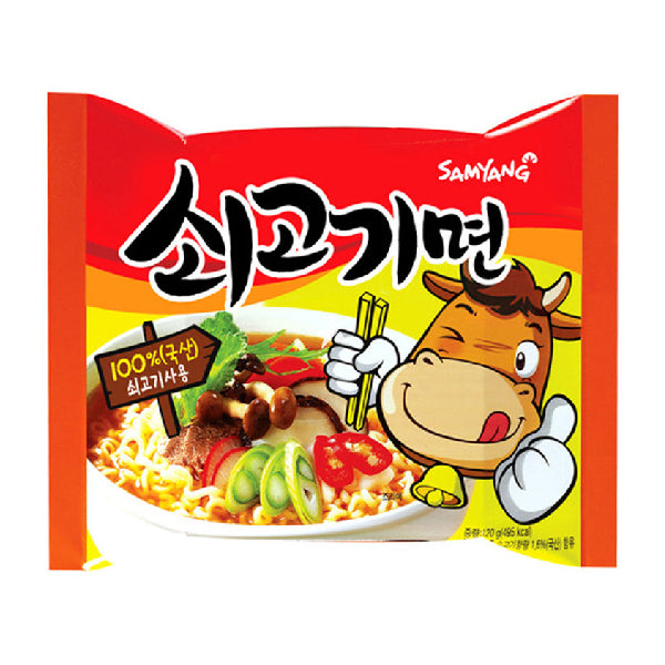 Мгновенные лапша Samyang - Sogokimyun (говяжий бульон), 120 г