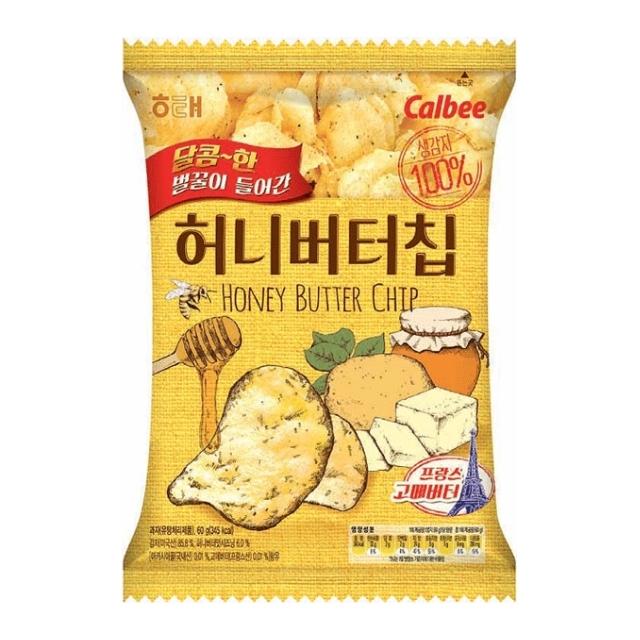 Koreanska potatischips med honungssmör, 60g