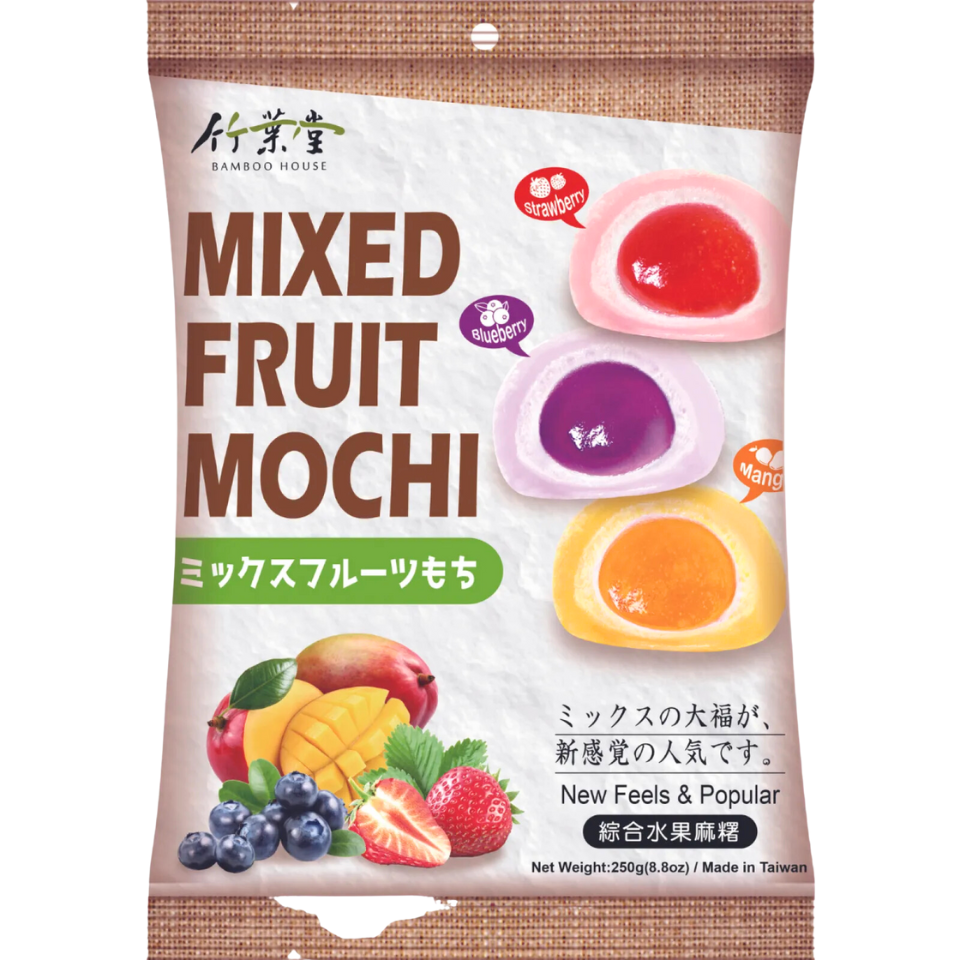 Bamboo House Mixed Fruit Mochi Candy, 250g