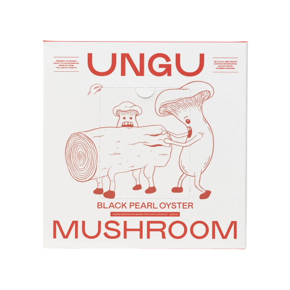 Black Pearl Oyster Mushroom Growkit - Size M