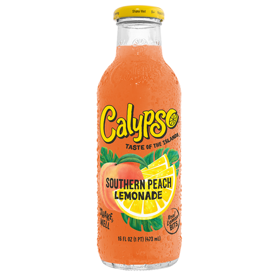 Calypso Lemonade Drink - Southern Peach, 473ml