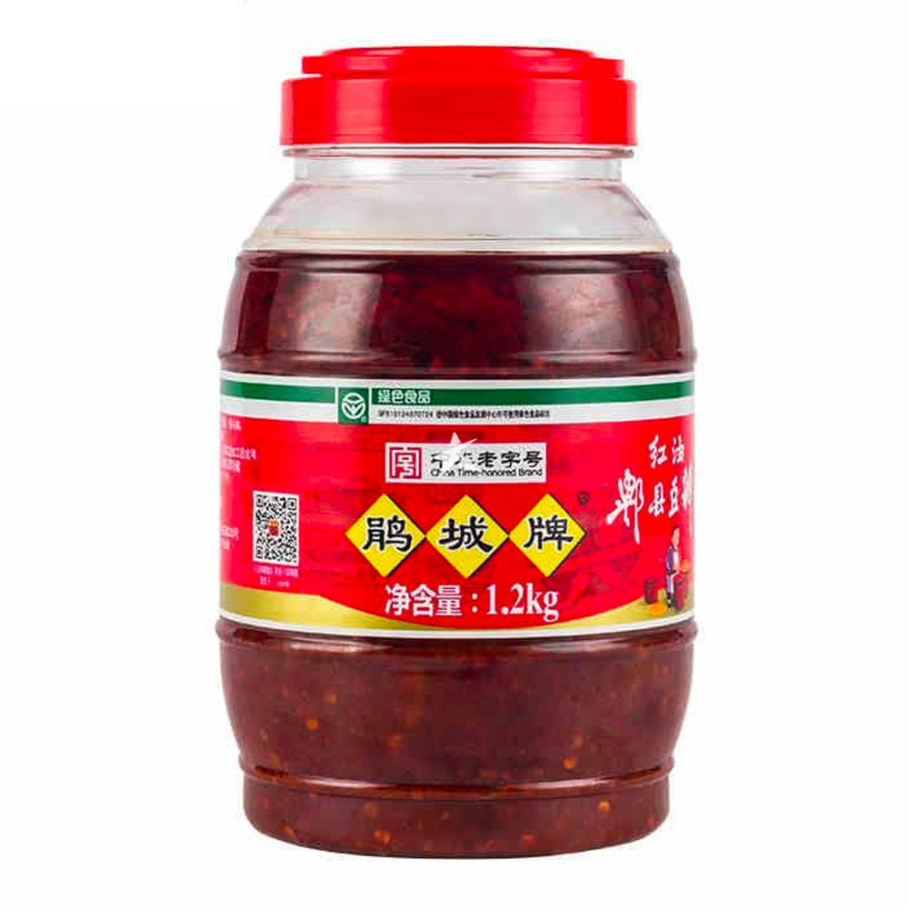 TW618	Chinese Broad Bean Sauce with Chili Oil (Douban), 1.2kg