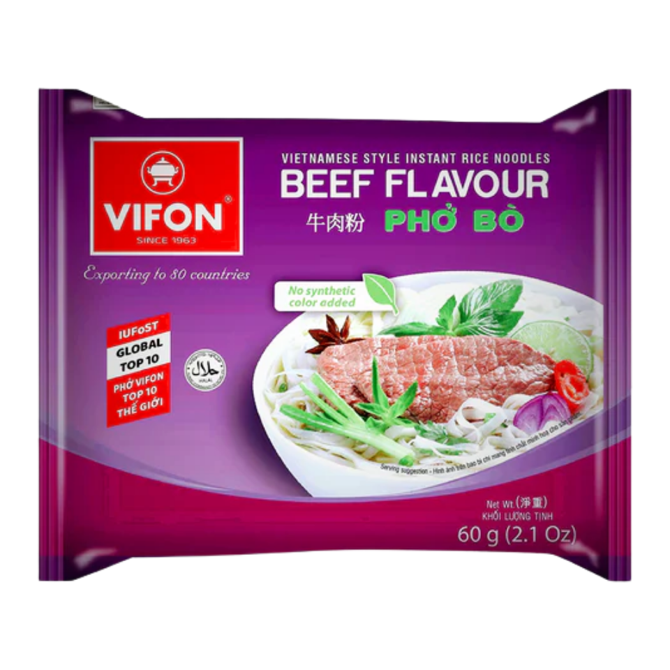 VIFON 速食米粉河粉 - 牛肉味，60克