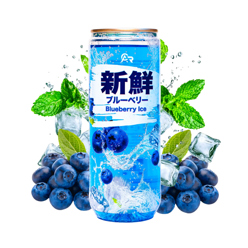 Fresh Ice Soft Drink - Blueberry, 330ml