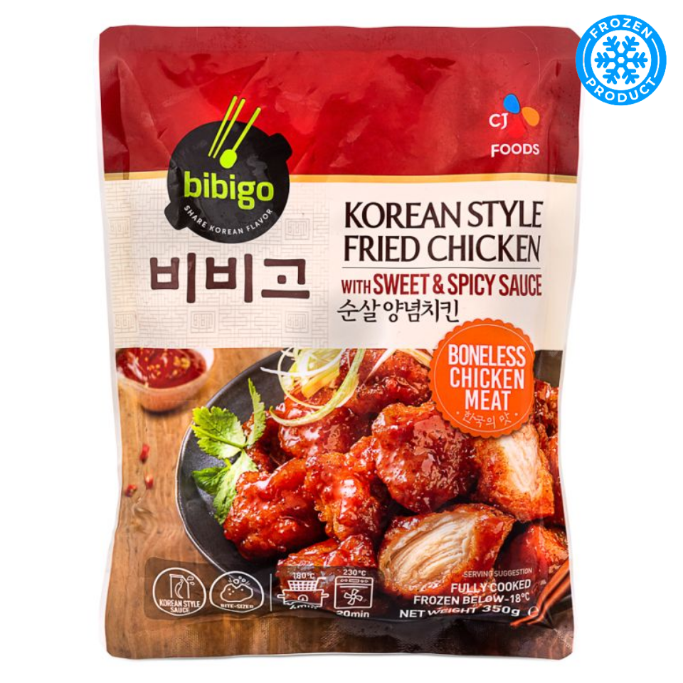 [Замороженный] BIBIGO Сладкая и острая корейская жареная курица, 350 г
