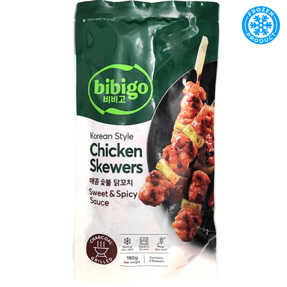 [Замороженные] Куриные шашлычки Bibigo - Сладкие и острые, 180 г