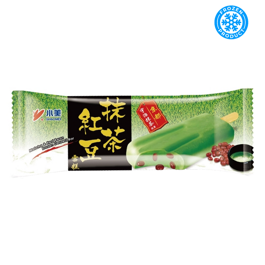 [Frozen] Shaomei Ice Bar Matcha Red Bean, 1pc, 75g