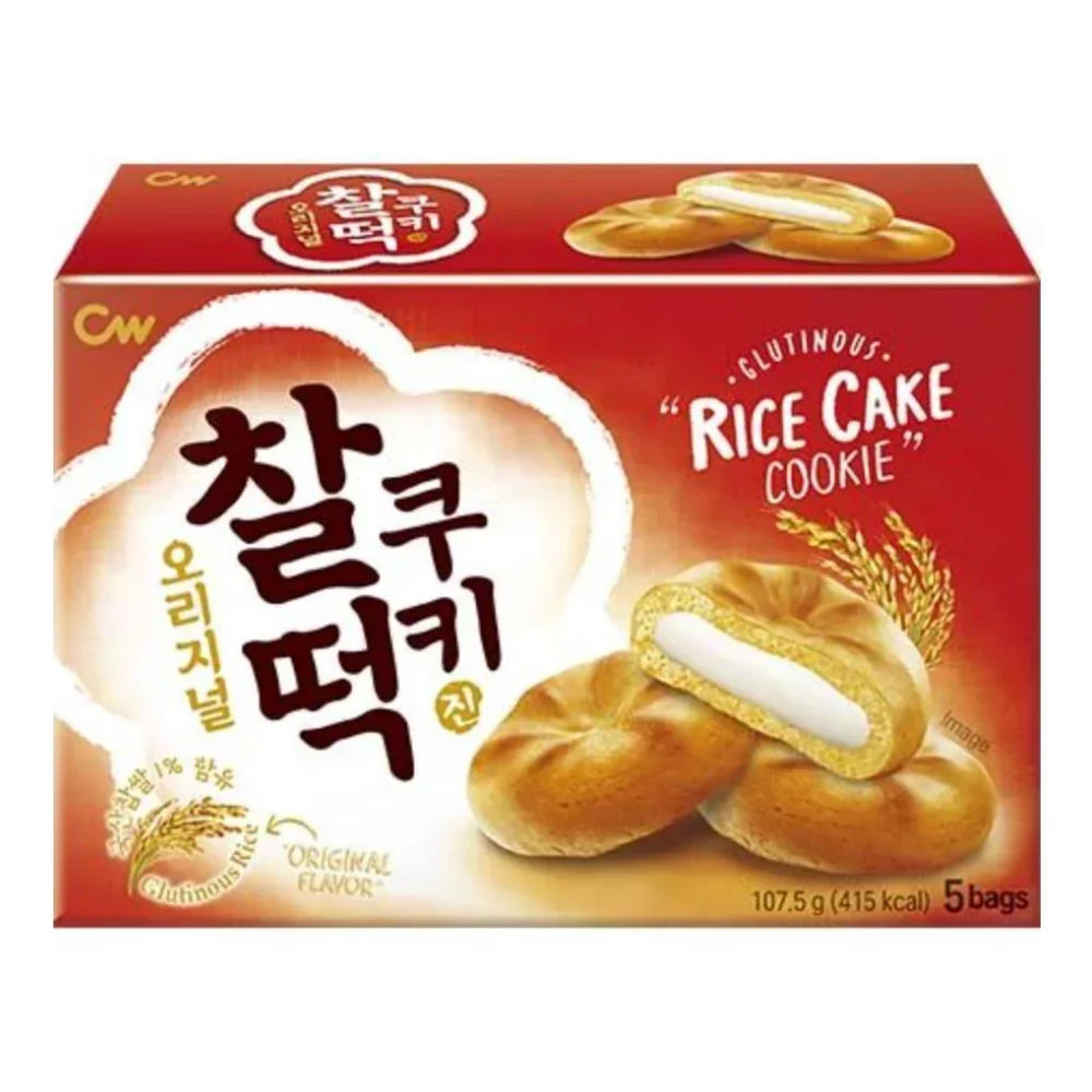 LS684 Glutinous Rice Cake Cookies Original, 107.5g (5 x 21.5g)