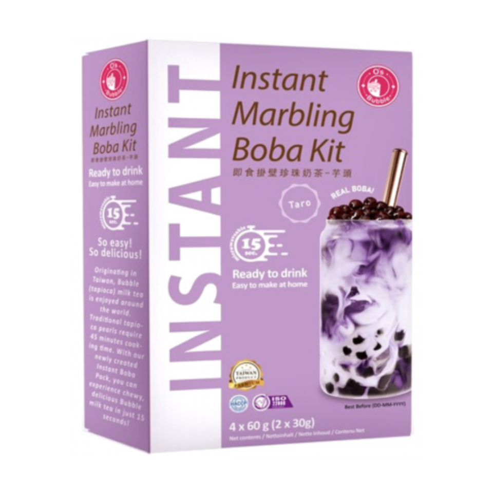 Instant Marbling Boba komplekt - Taro, 240g