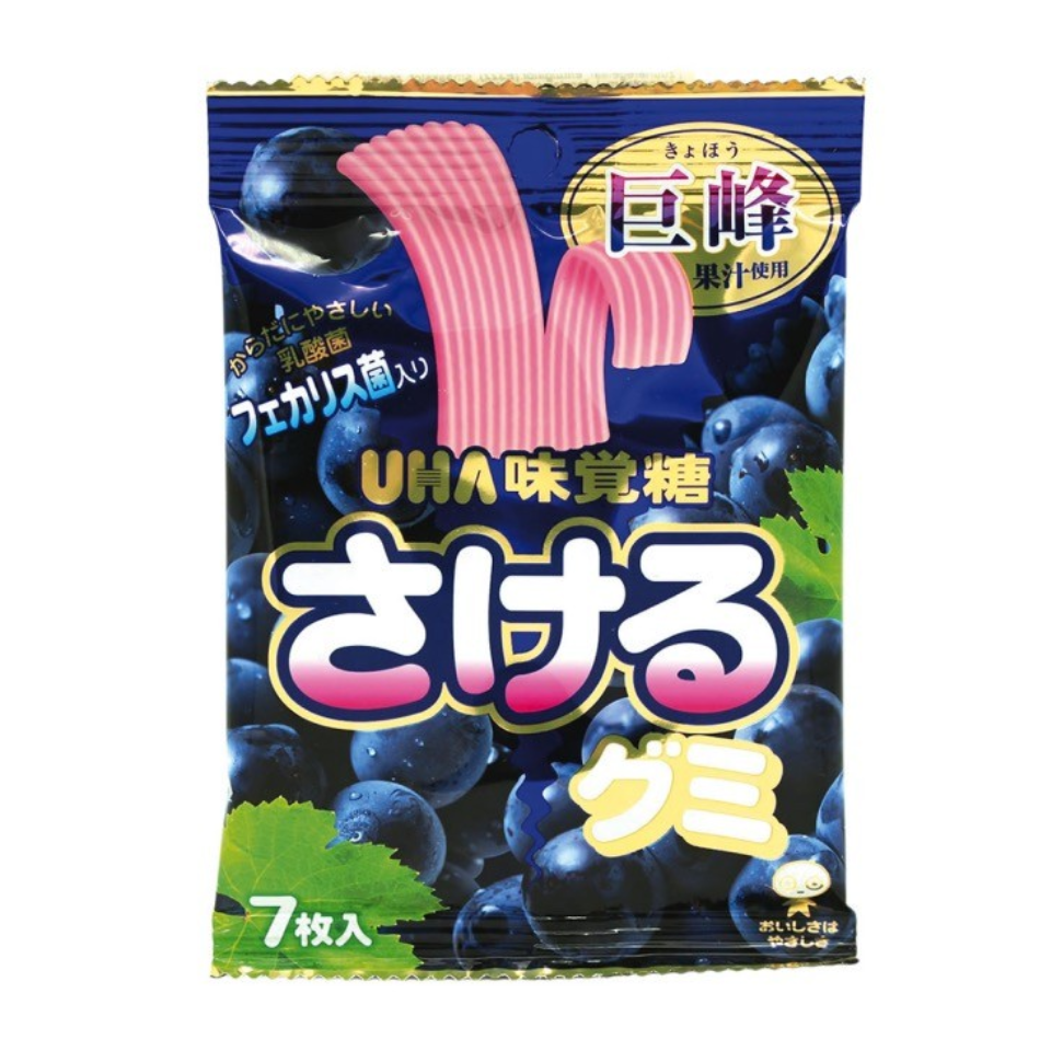 (Best before 2024-10) Japanese UHA Kororo Gummy Candy - Kyoho Grape, 40g