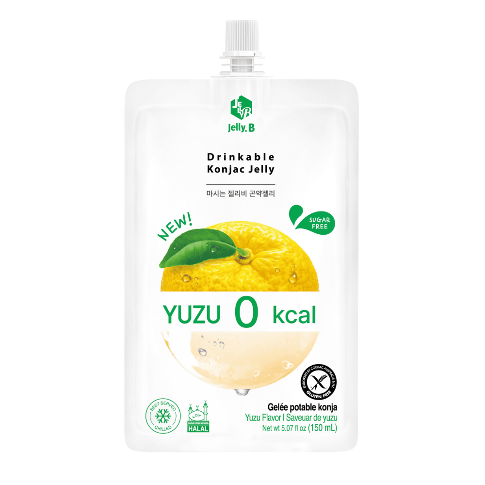 Jelly.B Konjac Jelly - 0 Kcal Yuzu Flavour, 150ml