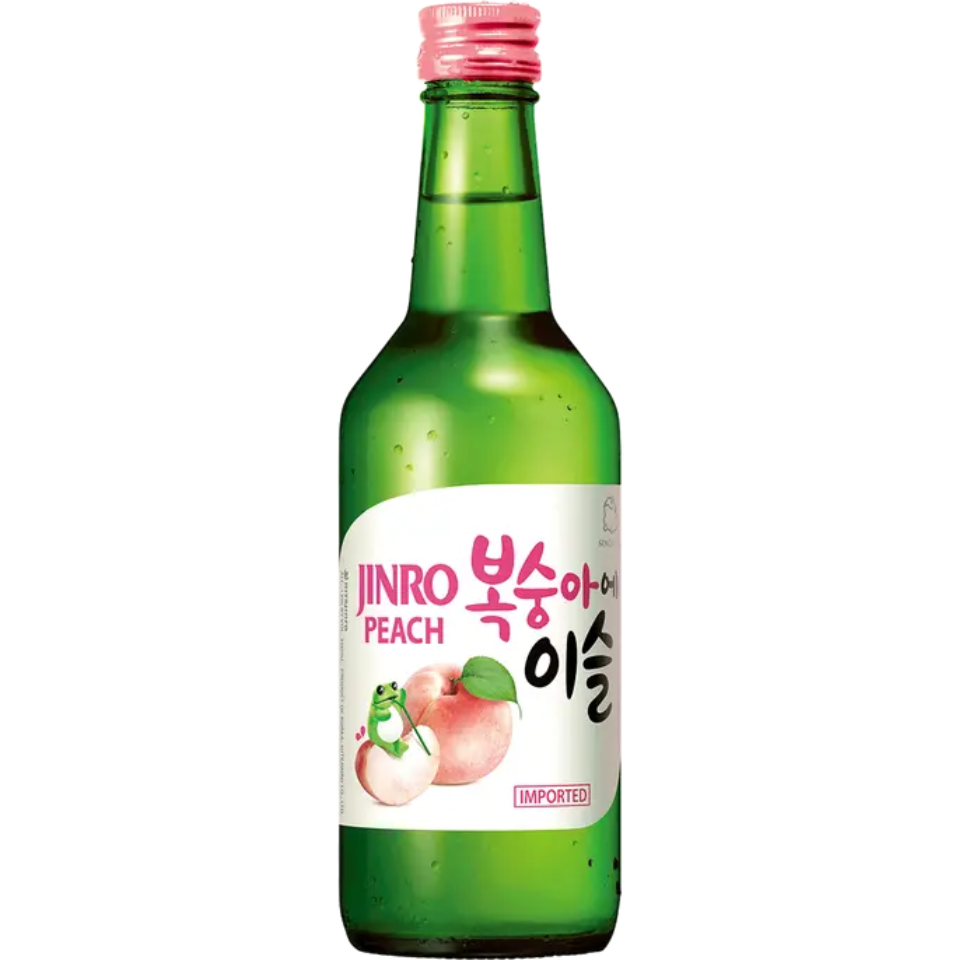 Korean Jinro Soju - Peach, 360ml