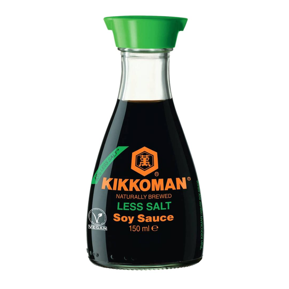 Kikkoman Naturally Brewed Soy Sauce (Less Salt), 150ml