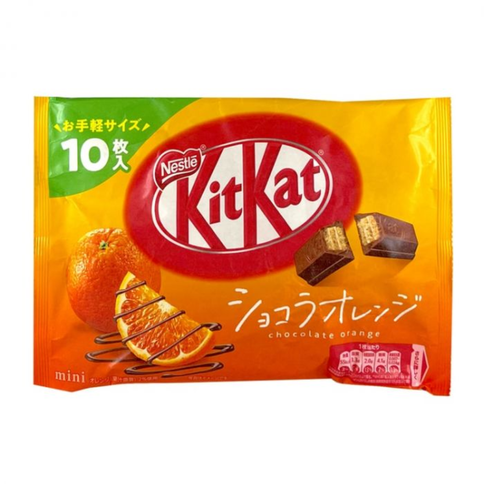 Вафельные батончики Kitkat со вкусом шоколада и апельсина, 81,2 г