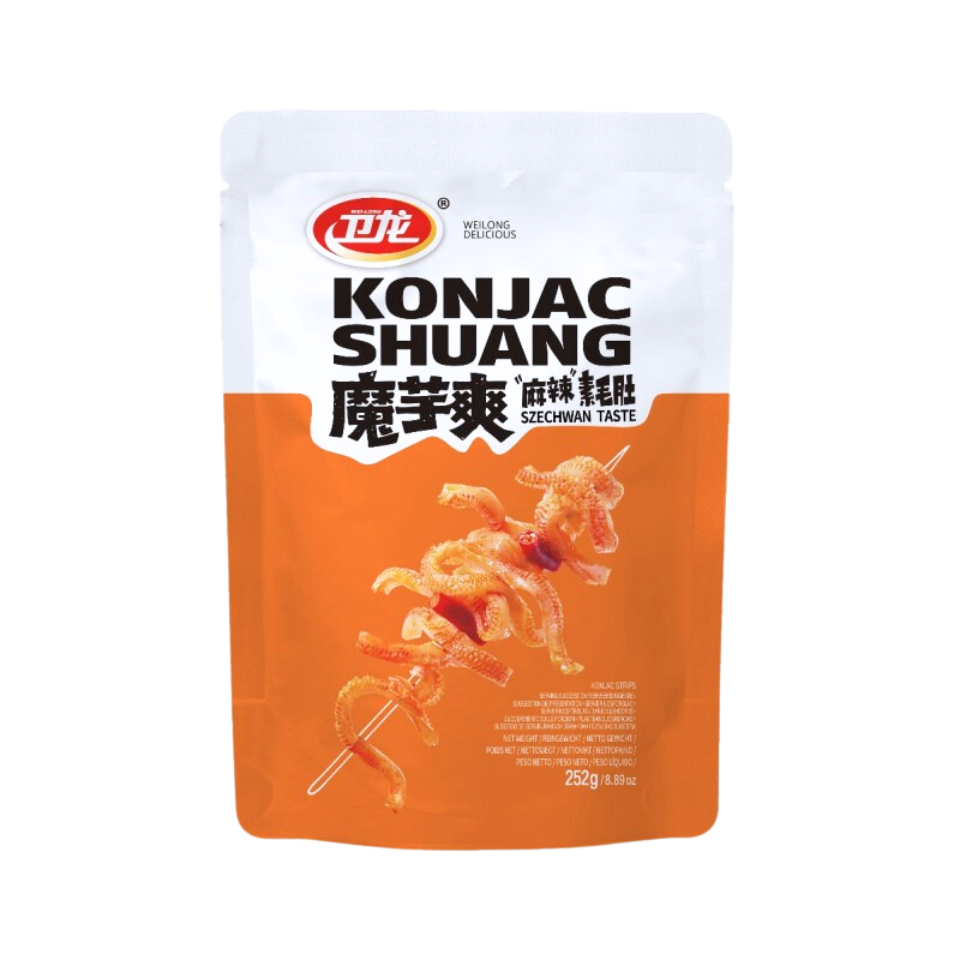 Konjac Shuang Konjac uzkoda - karsta un pikanta, 252g (28gab.)