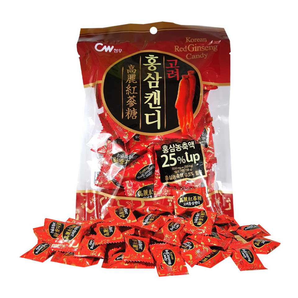 Корейские конфеты Cheong Woo с красным женьшенем, 150г