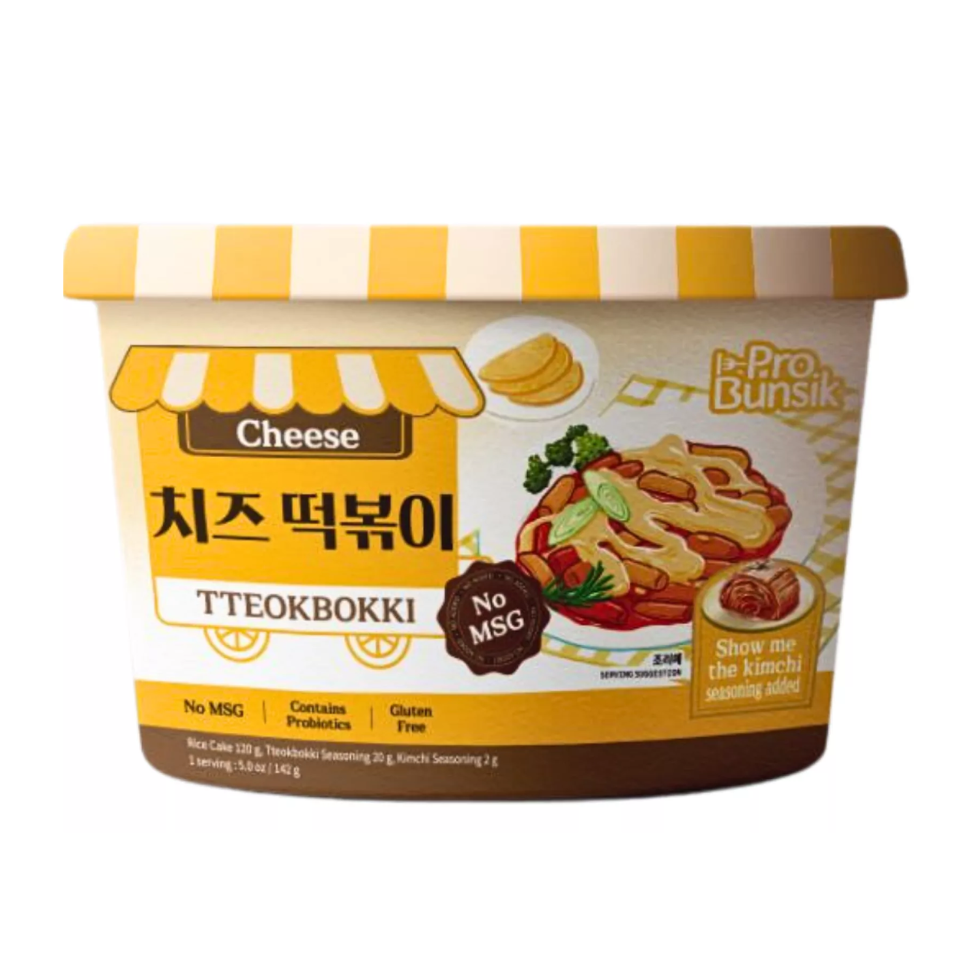 Korejas Pro-Bunsik Tteokbokki Bowl - siers, 142g