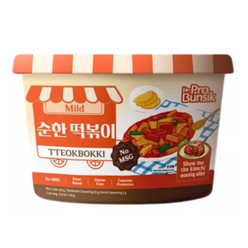 Korejas Pro-Bunsik Tteokbokki Bowl - viegla, 142g