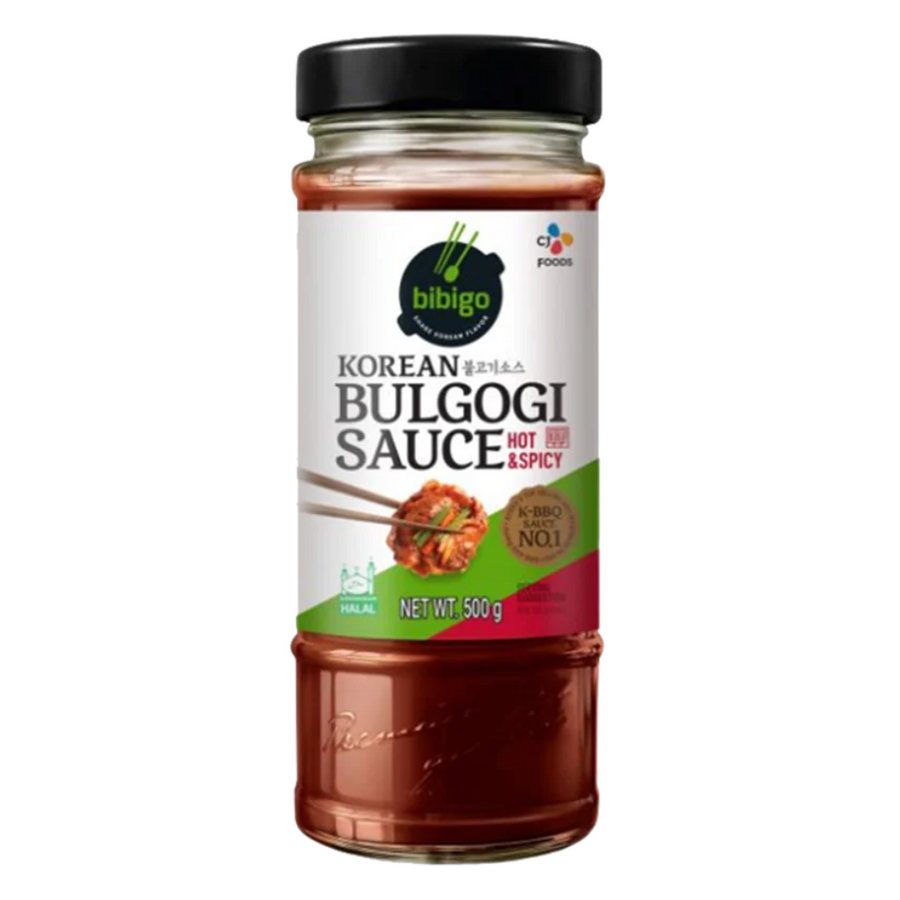 Korean BIBIGO Bulgogi Sauce - Hot & Spicy, 500g