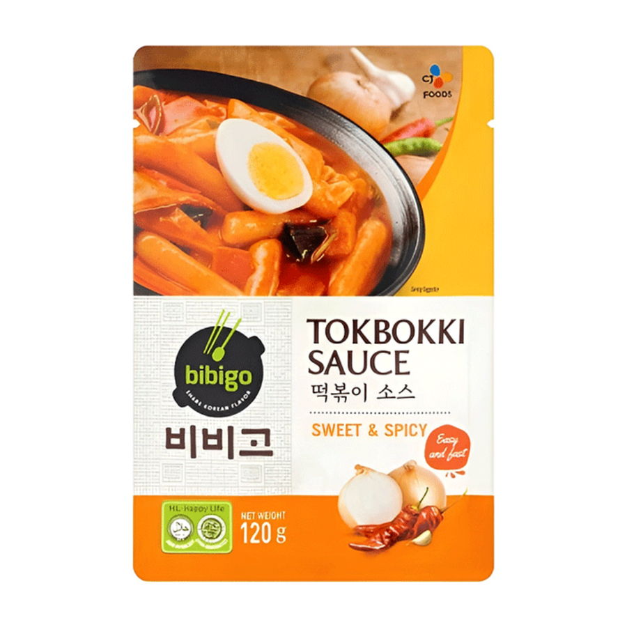 Korean BIBIGO Teobokki Sauce - Sweet & Spicy, 120g