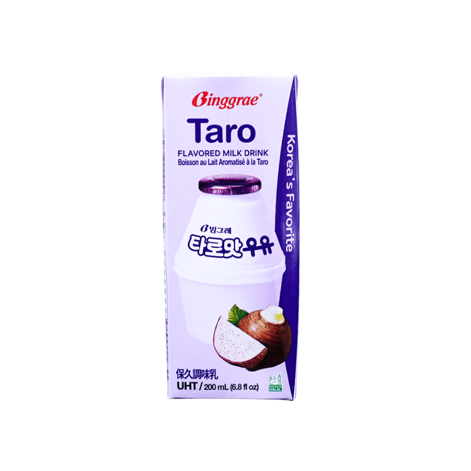 Korean Binggrae Taro Milk, 200ml