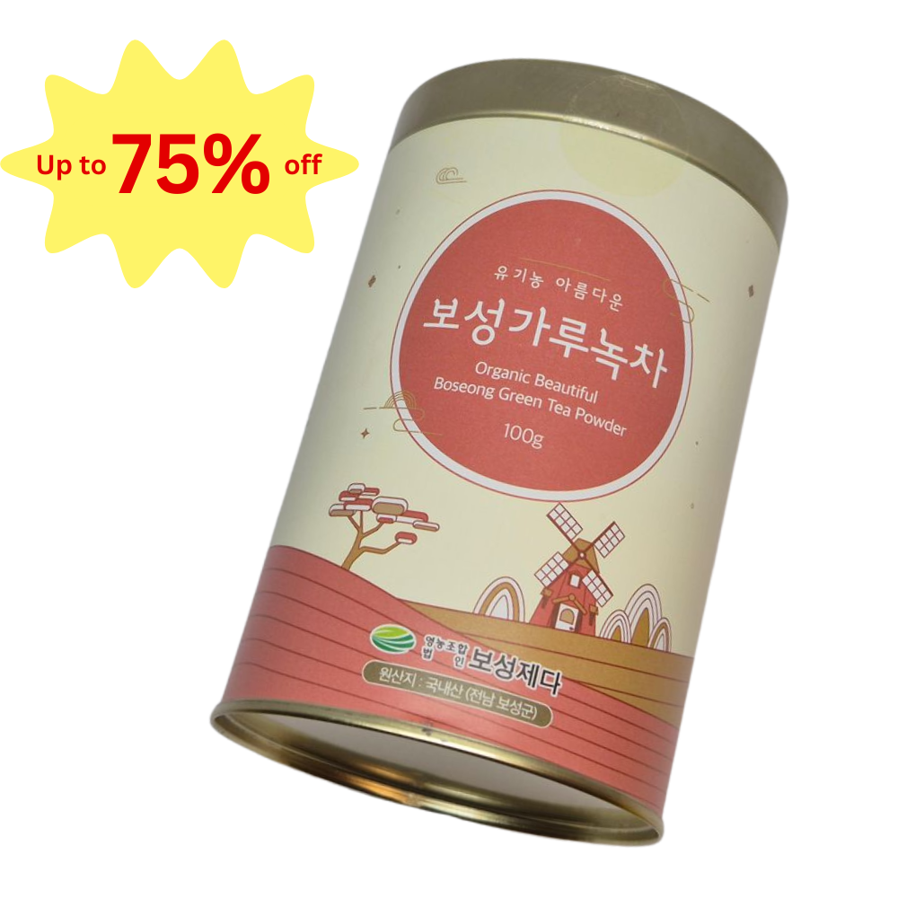 Koreanskt Boseong Matcha grönt tepulver, 100 g