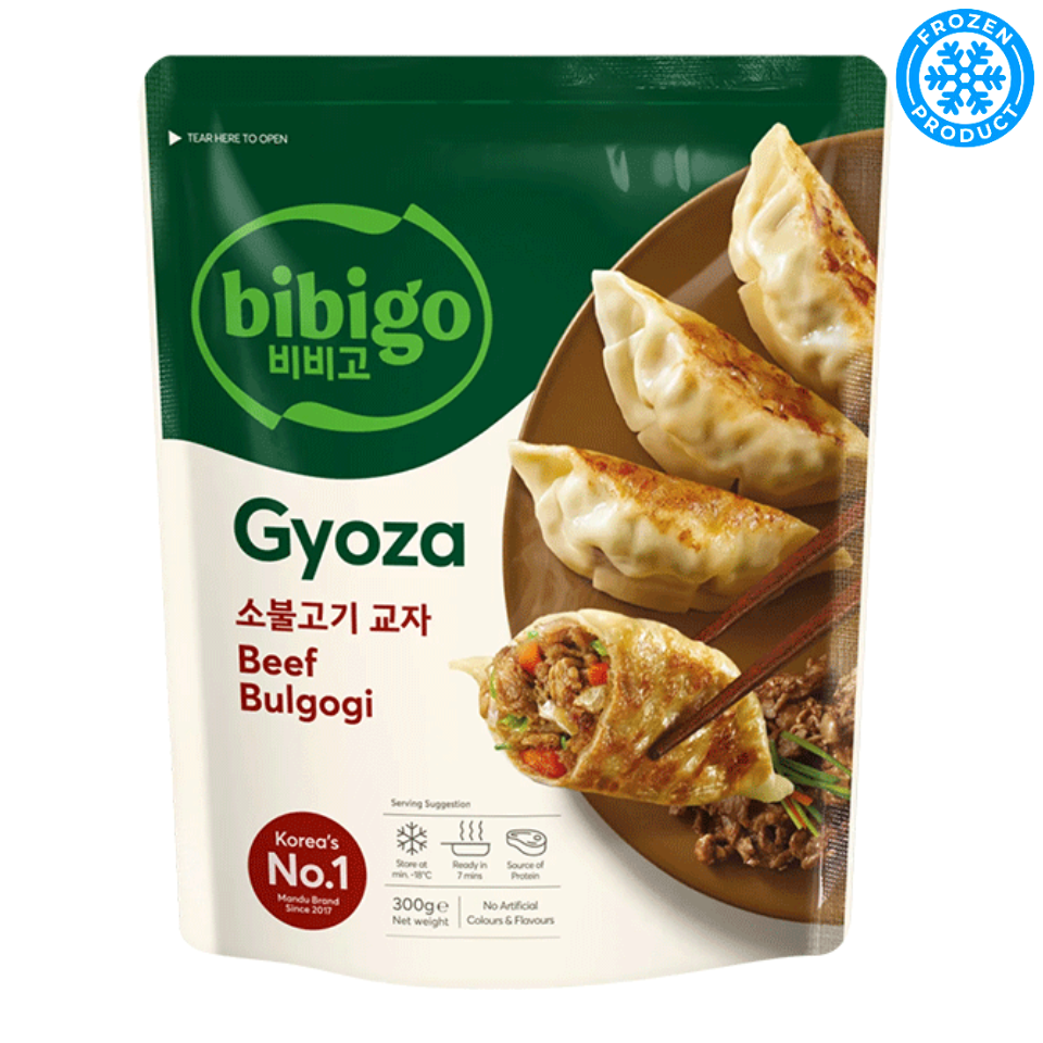 [Замороженные] Пельмени Bibigo Gyoza - Бульгоги (жареная говядина по-корейски) и овощи, 600 г