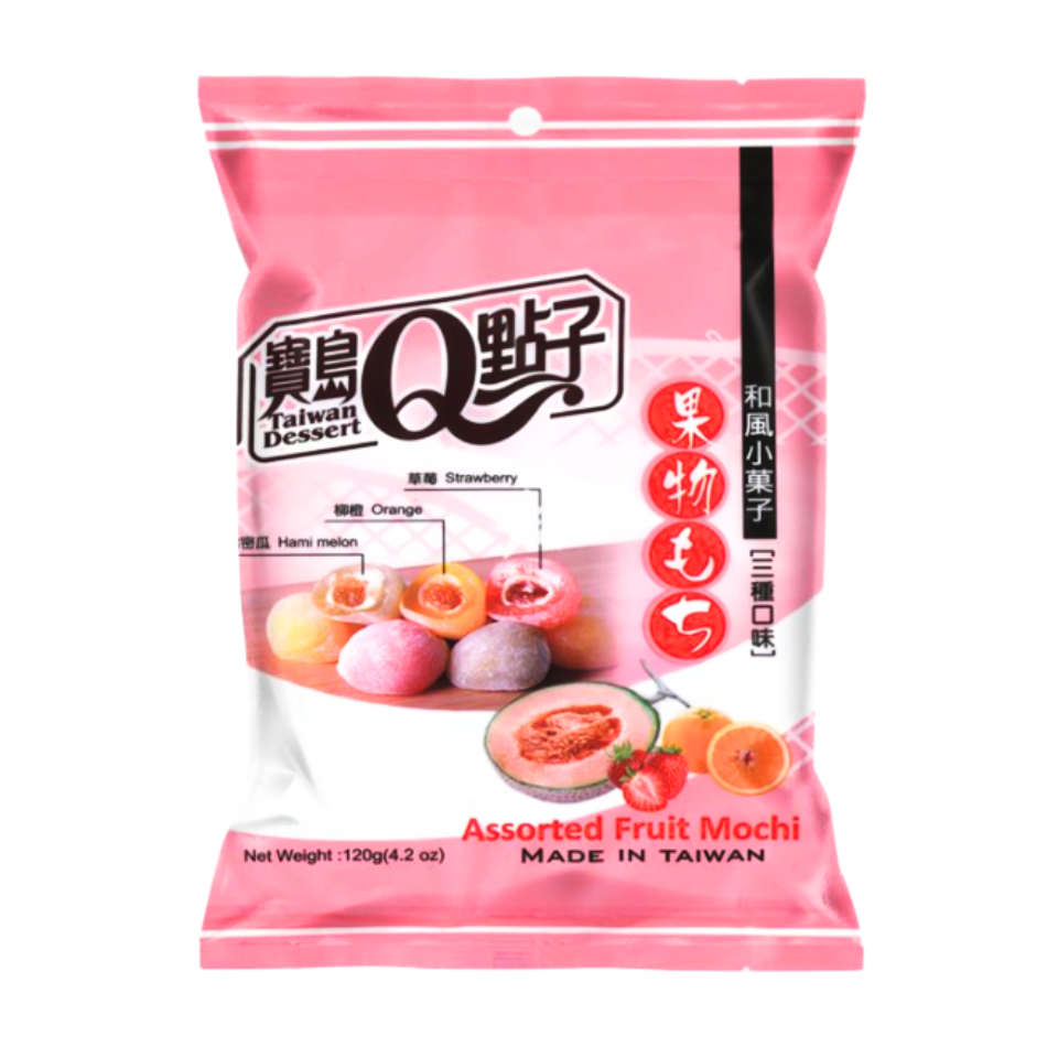 Q Mini Mochi - Segatud puuviljad, 120 g