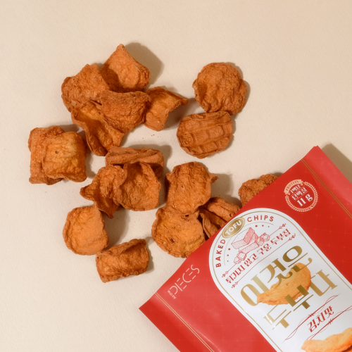 Korean Baked Tofu Chips - Kimchi, 30g